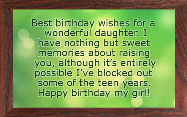 Happy Birthday Sweet Young Lady