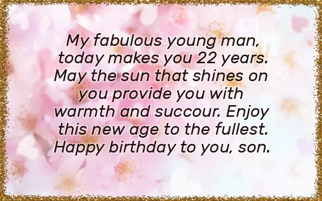 Happy 22Nd Birthday To My Son Happy 22Nd Birthday To My Son