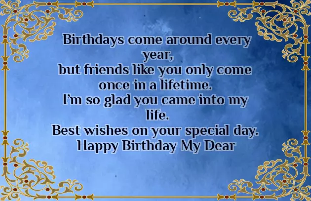 Friend Birthday Wishes In English Friend Birthday Wishes In English