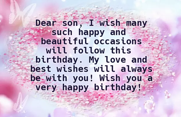 Birthday Wishes From Mum To Son Birthday Wishes From Mum To Son