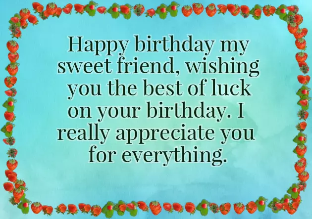 Birthday Wishes For A Lovely Female Friend