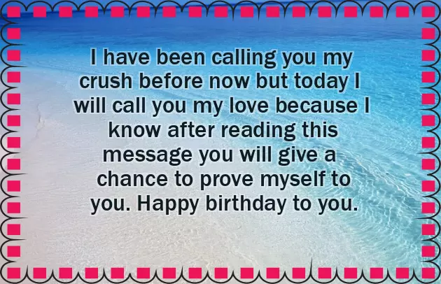 Birthday Message For Crush Birthday Message For Crush