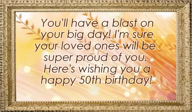 Humorous 50Th Birthday Wishes
