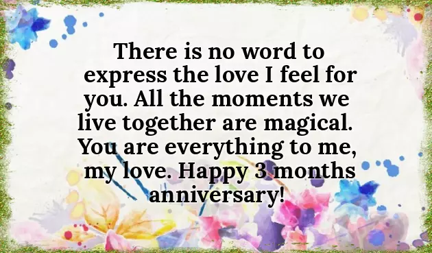 3 Month Anniversary Quotes 3 Month Anniversary Quotes