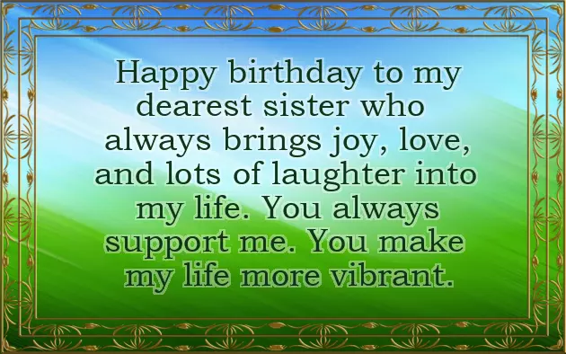 Sister Ki Birthday Wishes Sister Ki Birthday Wishes
