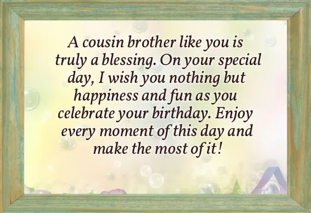 Birthday Wishes To A Cousin Sister