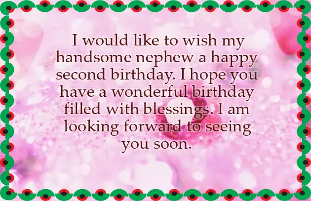 Happy Birthday Wishes To Nephew