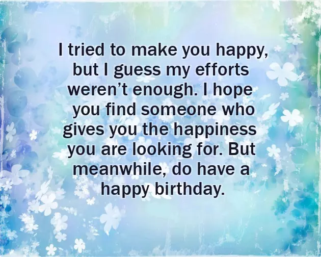 Happy Birthday Wishes To My Ex Girlfriend Happy Birthday Wishes To My Ex Girlfriend