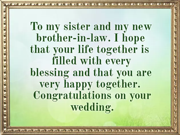 Wedding Wishes From Brother To Sister Wedding Wishes From Brother To Sister