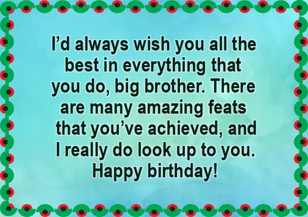 Brotherhood Birthday Quotes