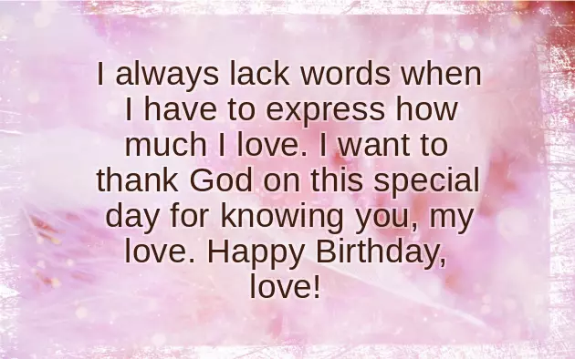Heart Touching Birthday Wish For Boyfriend