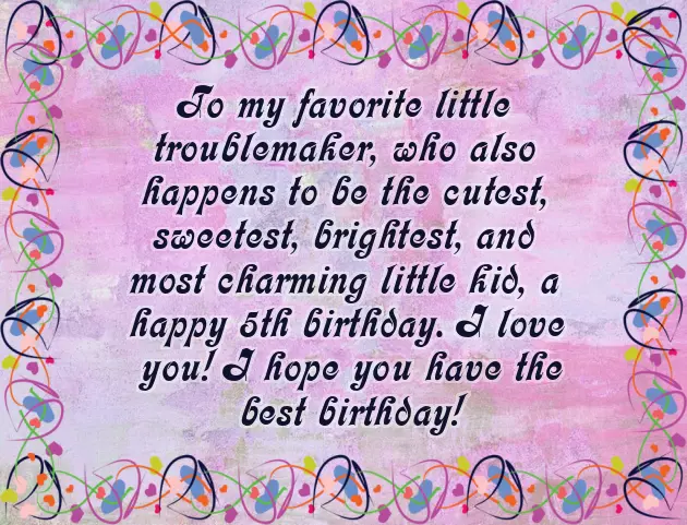 Grandson 5Th Birthday Wishes Grandson 5Th Birthday Wishes