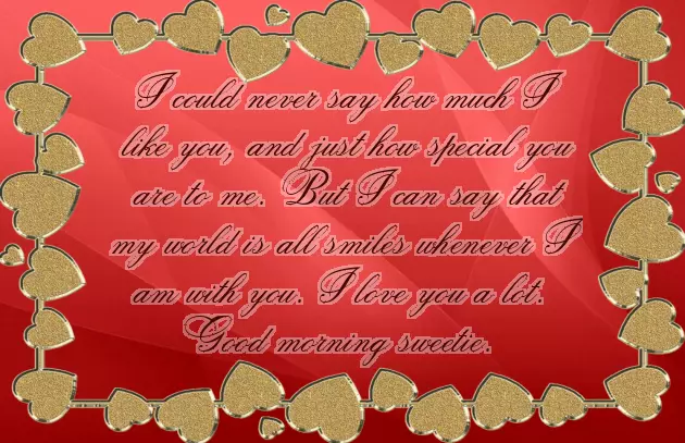 Adorable Morning Message For Her