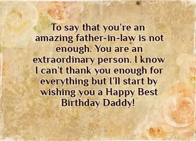 Birthday Wishes For Girlfriends Dad