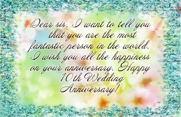 Tenth Wedding Anniversary Tenth Wedding Anniversary