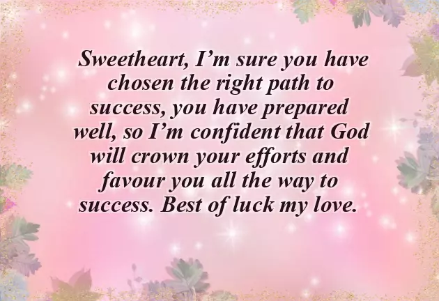 Good Luck Text For Her Good Luck Text For Her