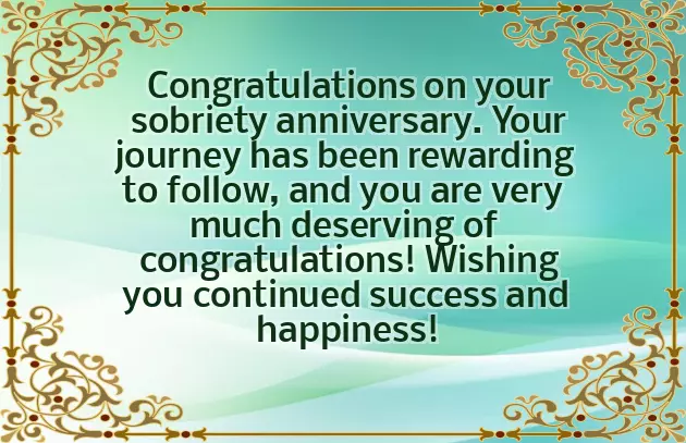 Congratulations On Your Sobriety Congratulations On Your Sobriety