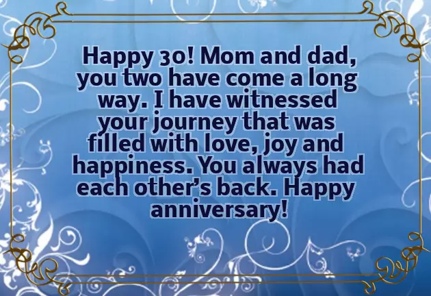 Wedding Anniversary To My Parents