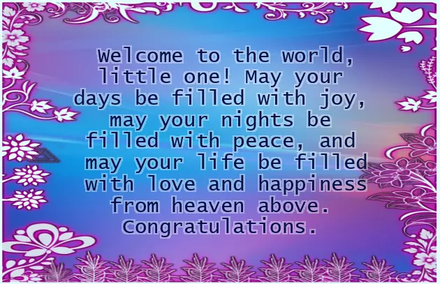 Words To Congratulate A New Baby Words To Congratulate A New Baby
