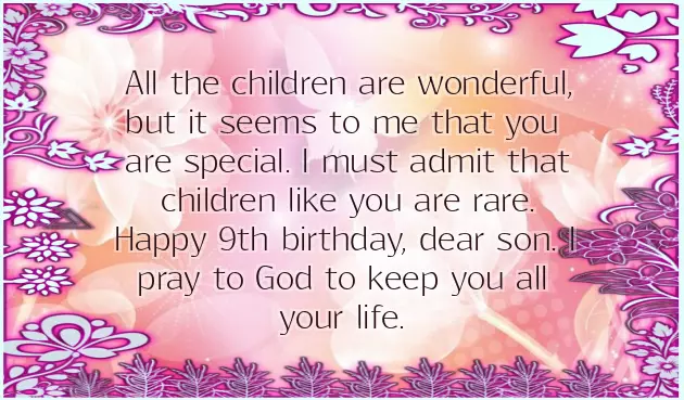 Birthday Wishes For Nephew 9 Year Old Birthday Wishes For Nephew 9 Year Old