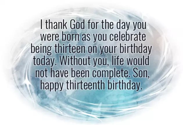 13Th Birthday Wishes For Son 13Th Birthday Wishes For Son