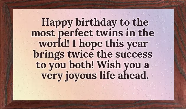 Happy Birthday To My Twin Brother Happy Birthday To My Twin Brother