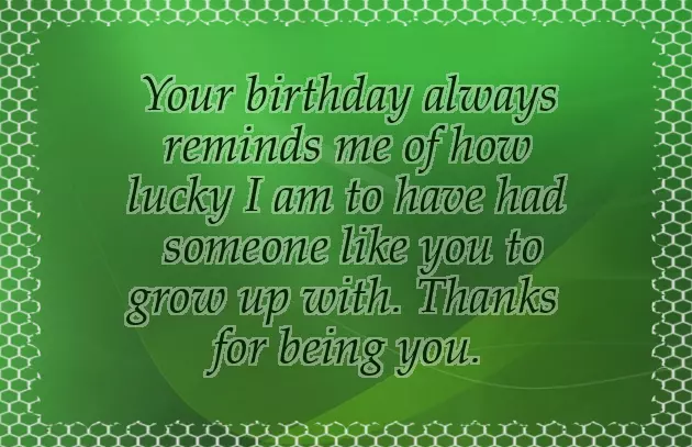 Birthday Quotation For Sister