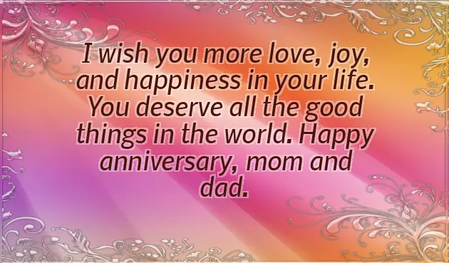 Wedding Anniversary Wishes From Parents To Daughter And Son In Law
