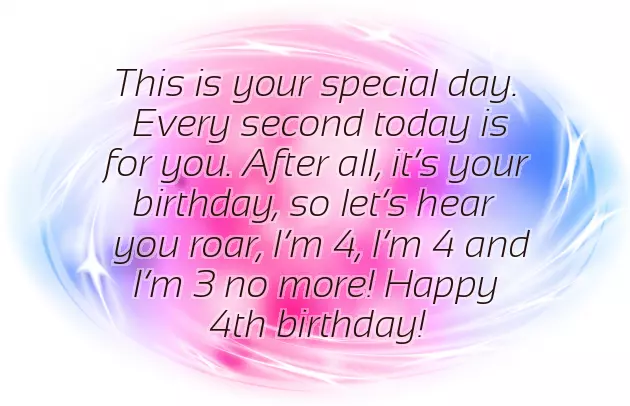 Birthday Quotes For 4 Year Old Son Birthday Quotes For 4 Year Old Son