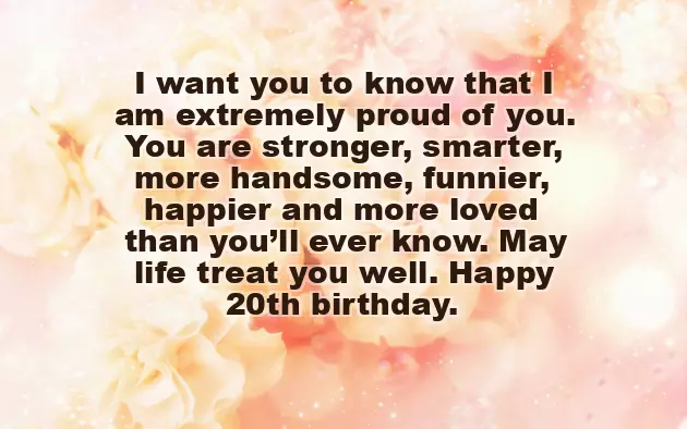 20Th Birthday Wishes For Sister