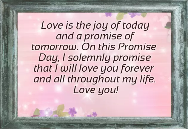 Happy Promise Day Love Happy Promise Day Love