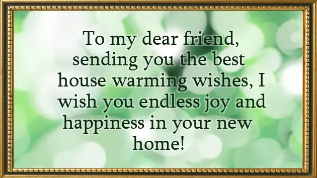 Congratulations On New Home Messages