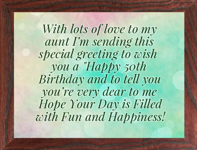 Happy Birthday To You Aunty