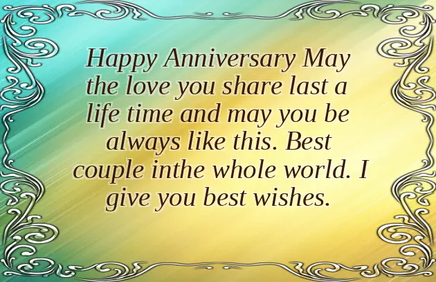 Anniversary Message In English Anniversary Message In English