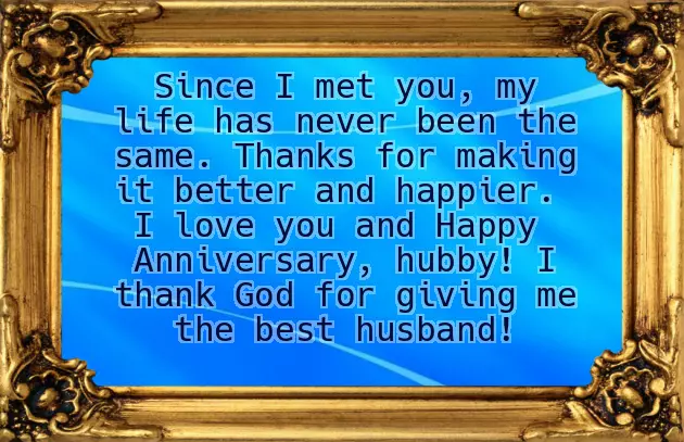 Nice Wedding Anniversary Wishes