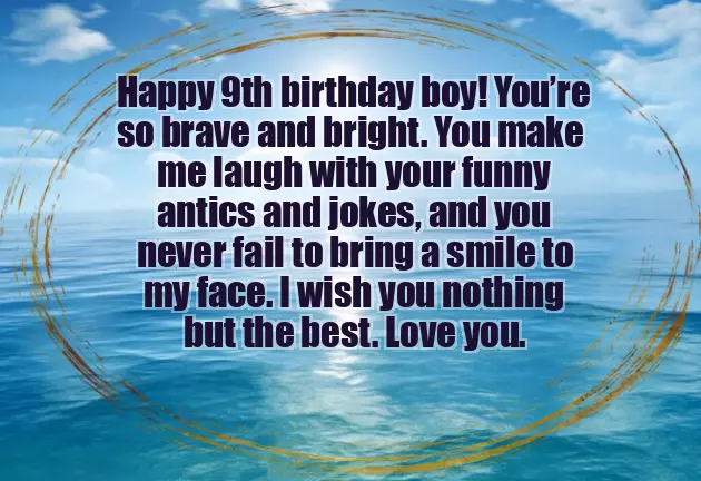 Birthday Wishes For Nephew 9 Year Old Birthday Wishes For Nephew 9 Year Old