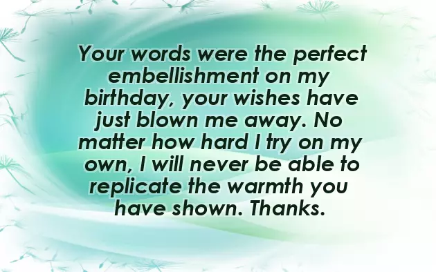 Saying Thank You For Birthday Wishes Saying Thank You For Birthday Wishes