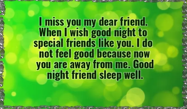 A Good Night Message For A Friend A Good Night Message For A Friend