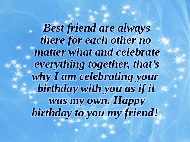 Sweet Birthday Message For A Friend