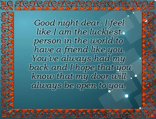 Good Night My Family And Friends