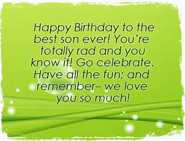 Son Birthday Wishes For Mother