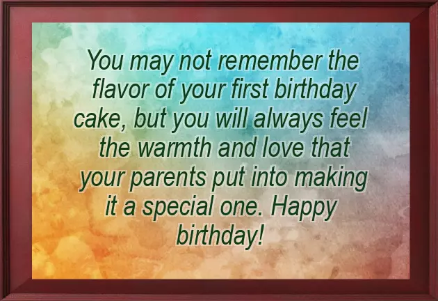 Happy 1St Birthday To Baby Girl