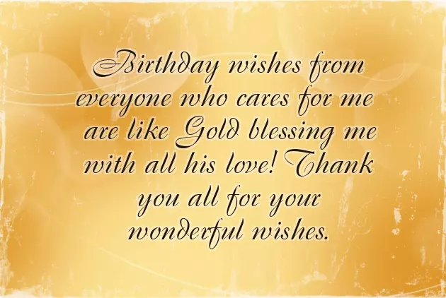 Thanks All For Your Warm Wishes