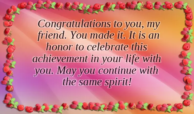 College Graduation Wishes For Friend