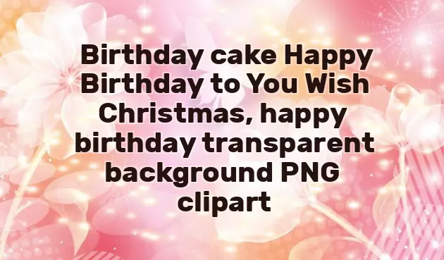 Clipart Birthday Wishes