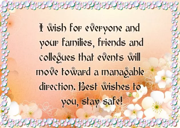 Wish You Stay Healthy Wish You Stay Healthy