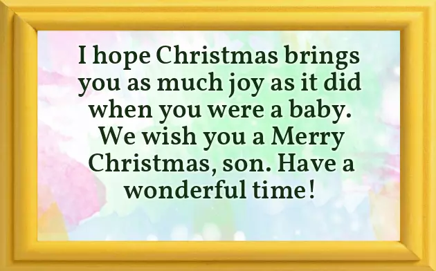 Merry Christmas Son In Law