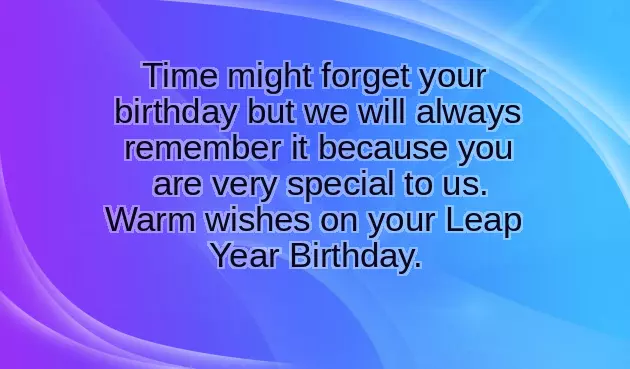 Leap Year New Year Wishes