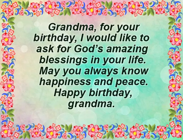 Happy Birthday Nana Wishes