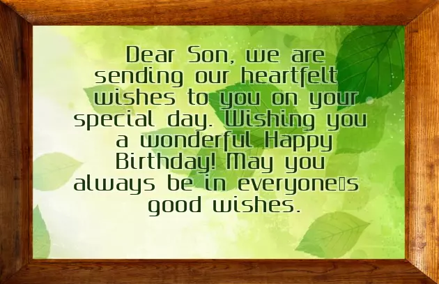 Birthday Wishes For Adult Son